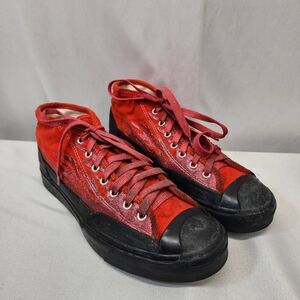Converse ASAP Nast x Jack Purcell Chukka Mid Top Red Flames Men's 10.5
